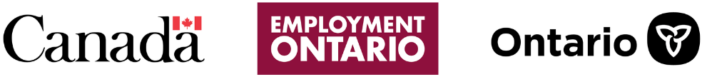 Canada, Employement Ontario and Ontario logos